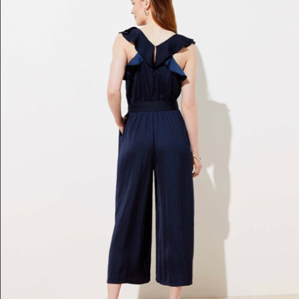 LOFT Women's NWT Flutter Wide Leg Jumpsuit